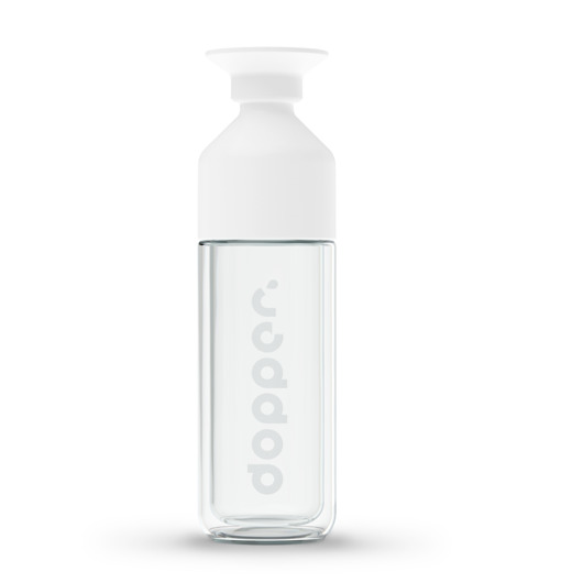 butelki wielorazowe Butelka Termiczna Dopper 450ml szklana