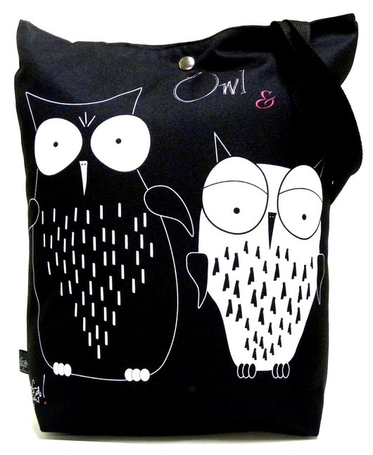 Duża torba z sowami Gaul Designs