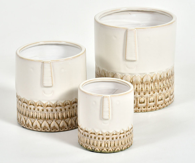 doniczki Donica, doniczka, osłonka Etno I, II, III