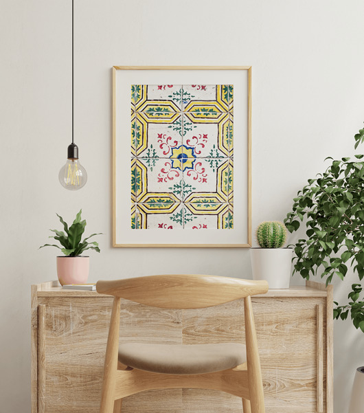 PLAKAT SALDANHA SUN 42x60cm,bez ramki Sun Patterns
