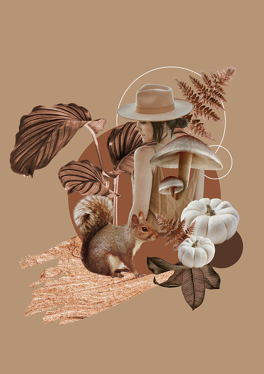 Kolaż, Plakat  AUTUMN II chmielewskagata