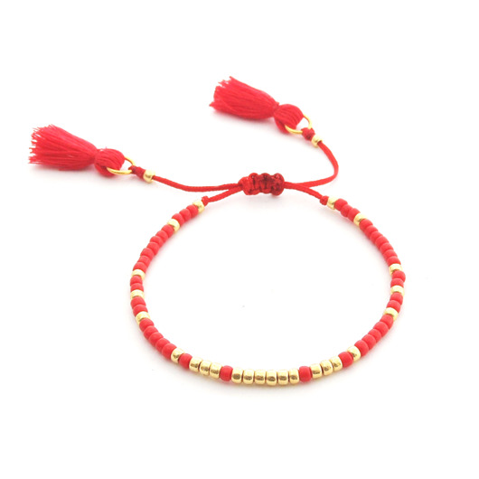 Bransoletka MINIMAL - Simple Red Ilovehandmade