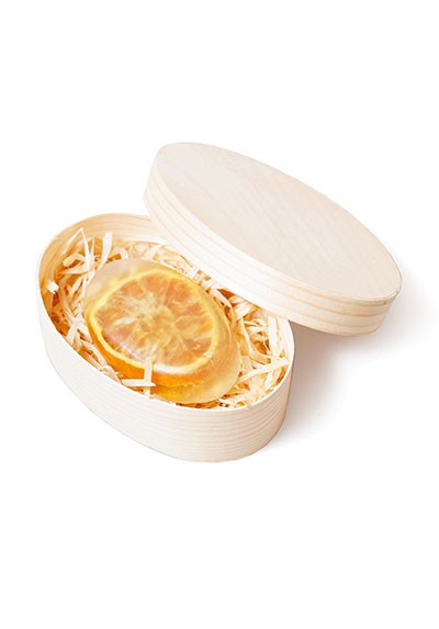 Owalne eko mydło z  pomarańczą Nikka handmade