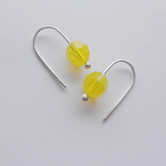 kolczyki z kamieniami Kolczyki OKRĄG