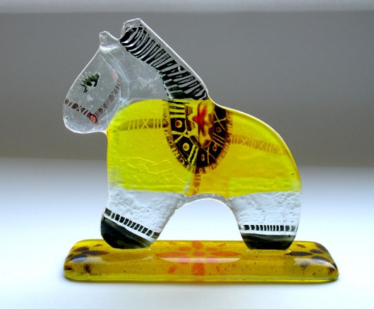 konik ŻÓŁTY Borowska Glass Design