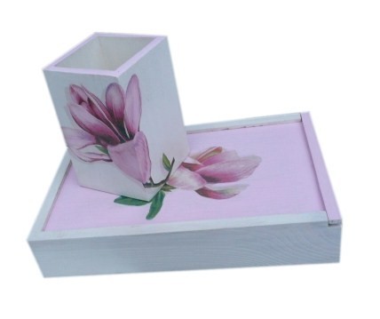 Komplet MAGNOLIE caramello