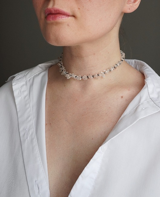 kolie Naszyjnik Kryształ