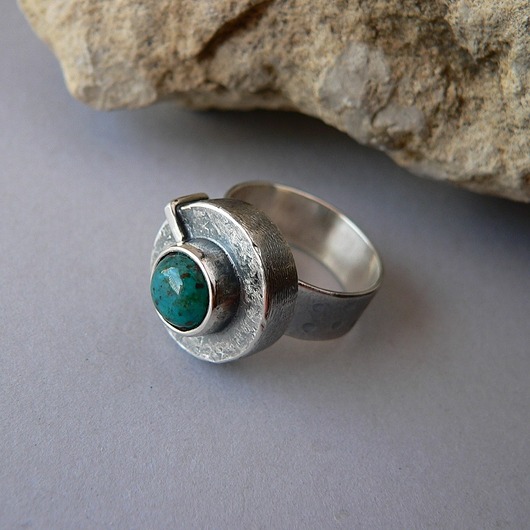 pierścionki srebrne Pierścionek -kupryt