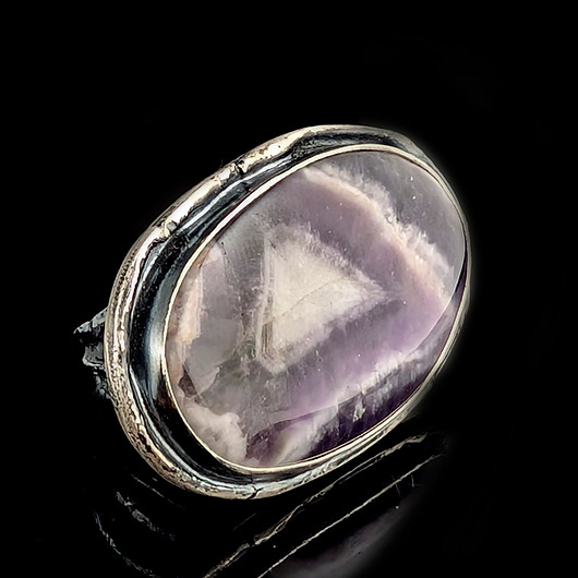 pierścionki srebrne Pierścionek retro z ametystem