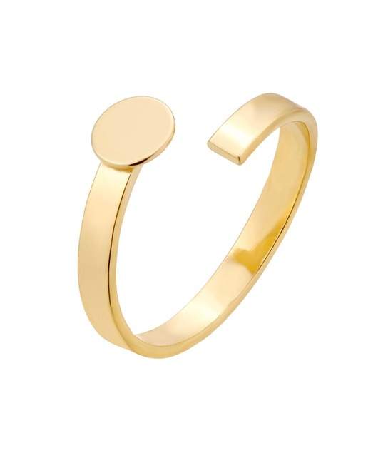 pierścionki złote Złoty geometryczny pierścionek