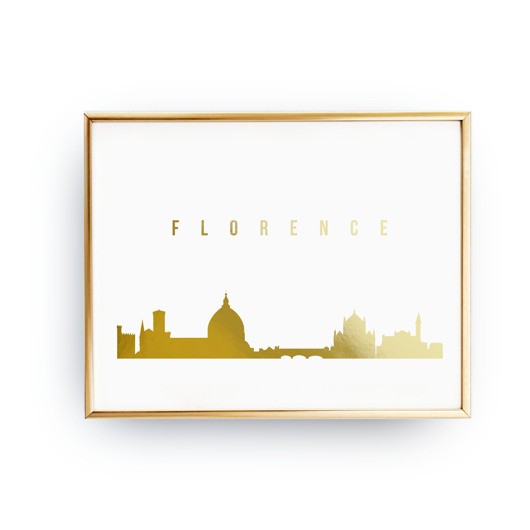 Plakat Florencja, Złoty Druk ZlotePlakaty