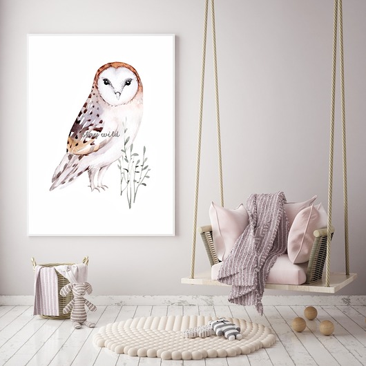 plakaty Plakat. Leśne przygody, sowa