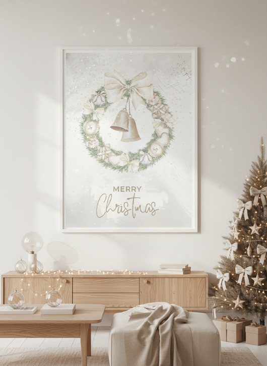 plakaty Plakat White wreath