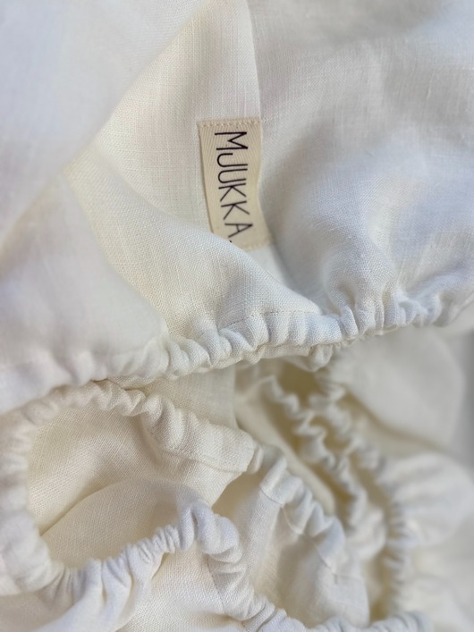 akcesoria do łóżeczek Prześcieradło z naturalnej tkaniny konopnej z gumką 60x120cm