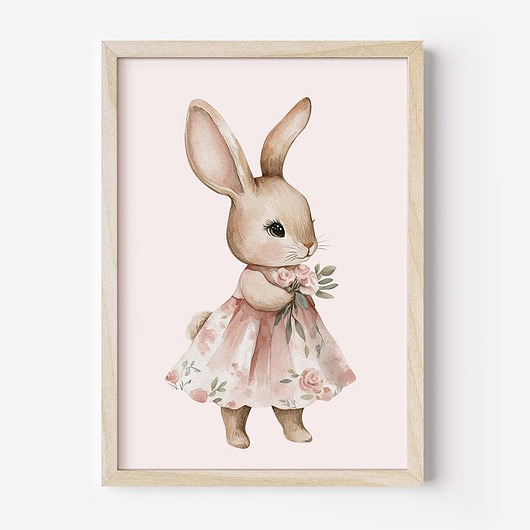 obrazy i plakaty do pokoju dziecięcego Kolekcja leśne zwierzęta nr 22  Plakaty Na Ścianę Dla Dzieci