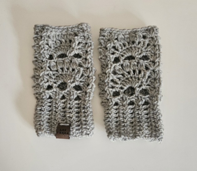 rękawiczki damskie Mitenki retro z wełny