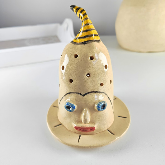 świeczniki i świece Ceramiczny Pan Lampion