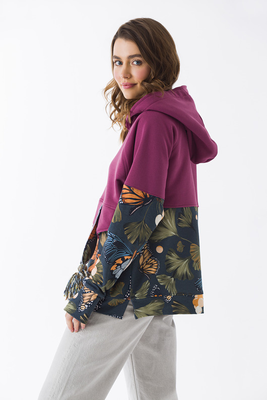 bluza z kapturem damska Bluza kangurka Mia