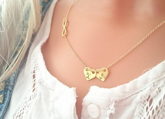 Dla ukochanej osoby, personalizowany naszyjnik KaroBijouLine