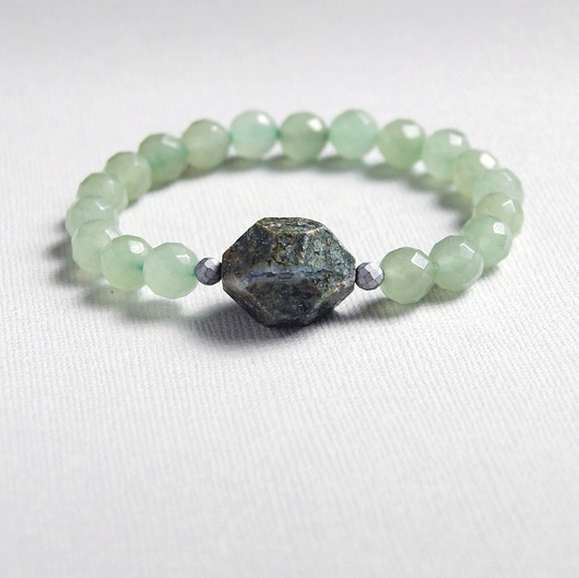 bransoletki z kamieni naturalnych UNIKAT - agat i awenturyn.