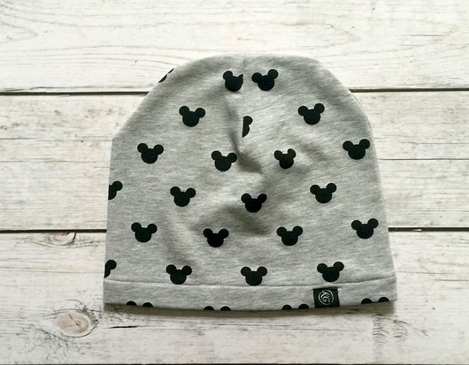 Cienka czapka z dresówki  KG Handmade