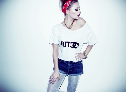 koszulka BITCH FAKE CHANEL XXXkipeke
