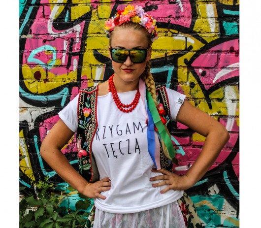T-shirt Rzygam Tęczą Brain Inside