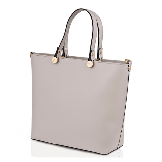 Nowość ! Torebka skórzana VP 150316 Light Grey Vera Bags