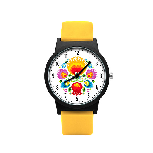 zegarki damskie Zegarek na silikonowym pasku ŁOWICZANKA