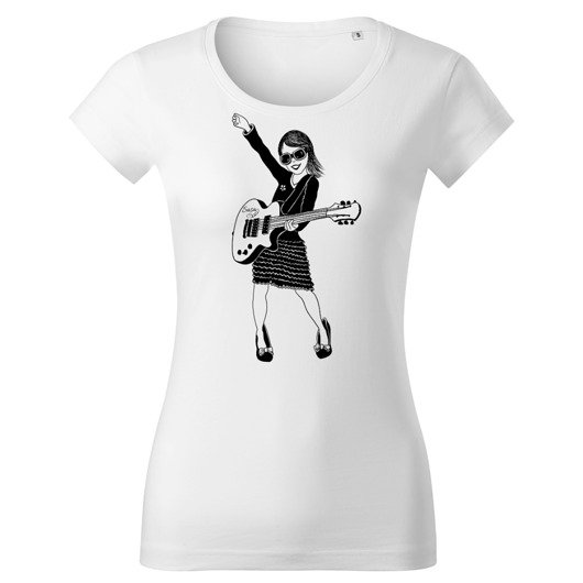 t-shirt damskie Tatra Art by Magdalena Gądek tylko z gitarą