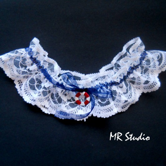 Podwiązka w stylu marynarskim MR Studio
