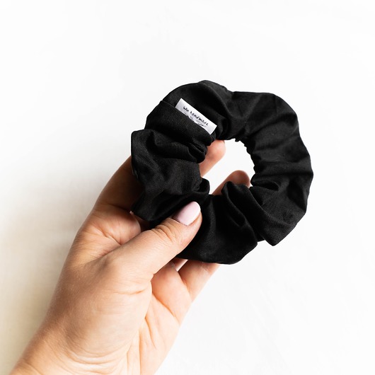 gumki do włosów Scrunchie/frotka Czarna