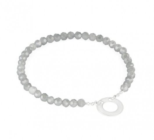 Celebrate - Grey crystals with round. Lavoga