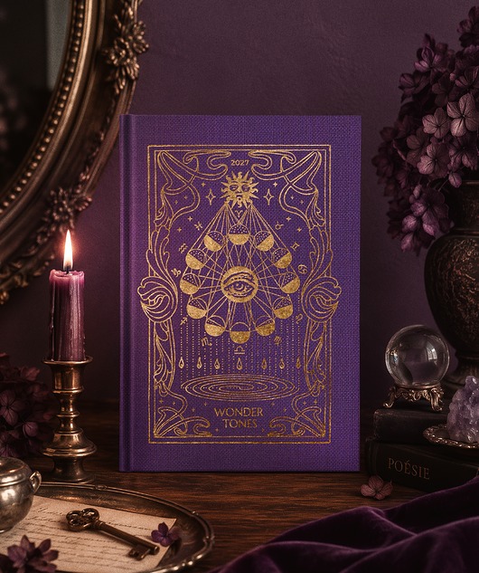 kalendarze i plannery Kalendarz Księżycowy 2027 Mystic Violet - PRZEDSPRZEDAŻ