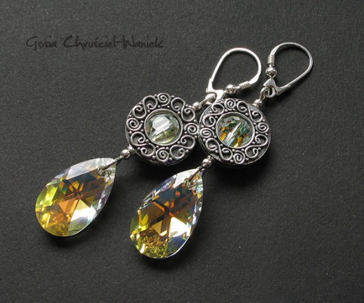 kryształ Swarovski w bogatym srebrze Gosia Chruściel-Waniek