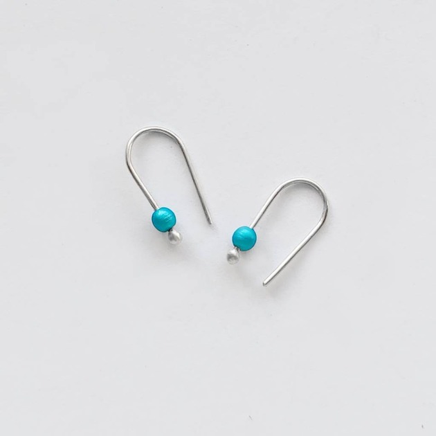 kolczyki z kamieniami Kolczyki OKRĄG