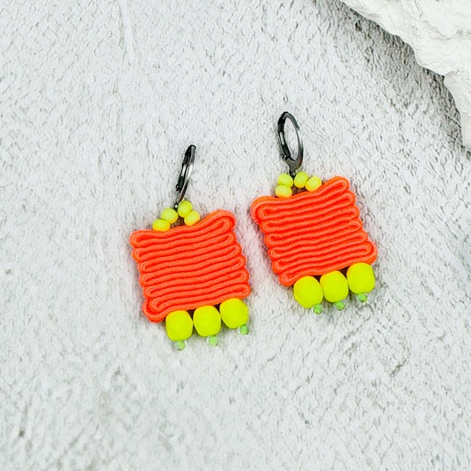 kolczyki soutache Neony rządzą
