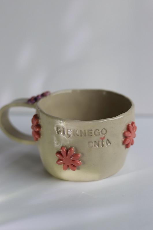 kubki Kubek w Kwiaty Pięknego Dnia