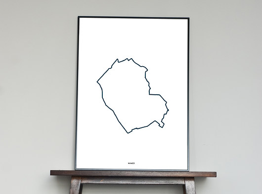 Plakat dzielnica WAWER Lokalny