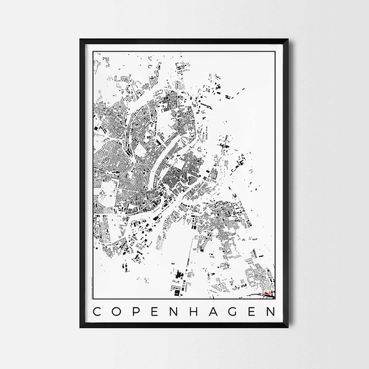 Plakat Kopenhaga - Copenhagen - CityArtPosters CityArtPosters