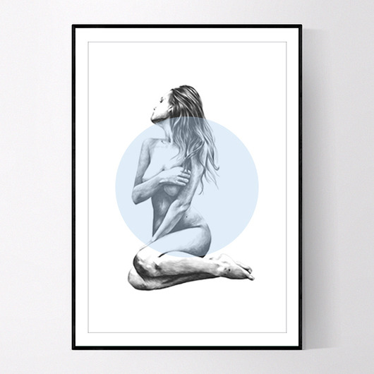 Plakat WOMAN SKETCH NO.2 MUKKO