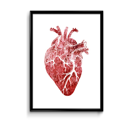 Plakat Serce  Bury Lis