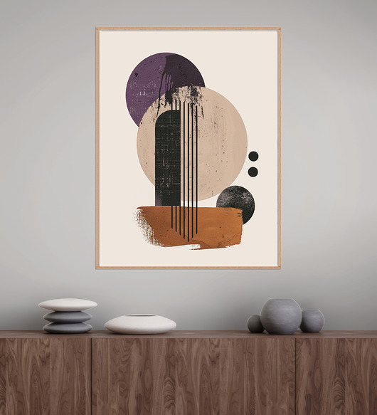 plakaty Geometria natury - Plakat, druk - Minimalizm, Boho, Loft #48