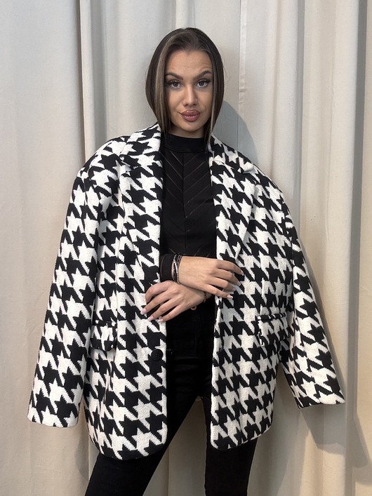 płaszcze damskie Płaszcz Nero Bianco