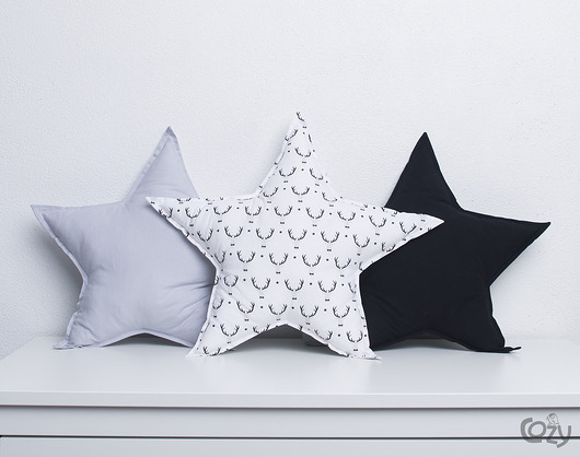 ZESTAW PODUSZEK 3stars black&white COZY and DOZY
