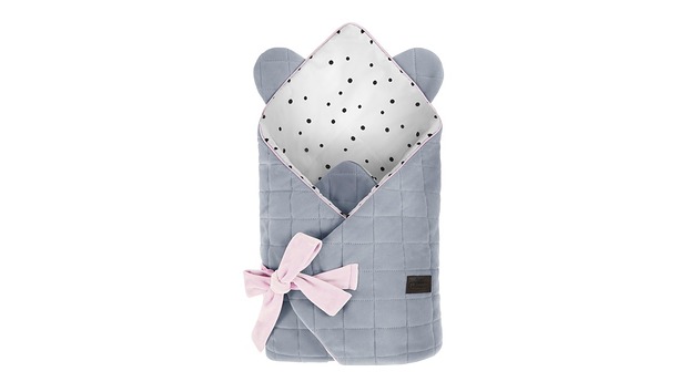Rożek Niemowlęcy Royal Baby Grey/Pink Sleepee