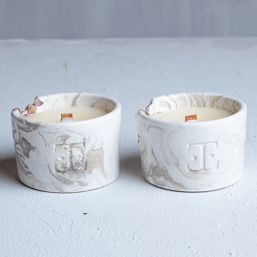 świeczniki i świece Zestaw 2 świeczek Sun & Caramel