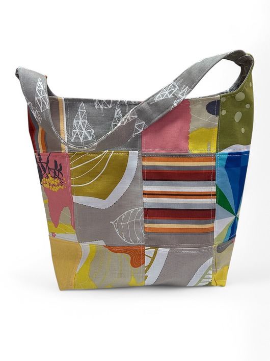 torby na ramię Torba patchworkowa z tkanin Ikea