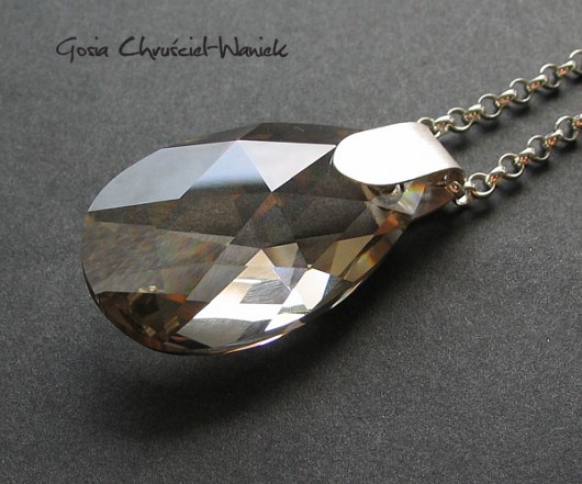 kryształ Swarovski silver shade Gosia Chruściel-Waniek