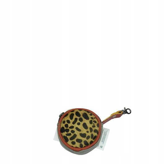 portfele damskie Bilonówka portfelik skórzany ze skrawków okrągły na prezent OLIVKA